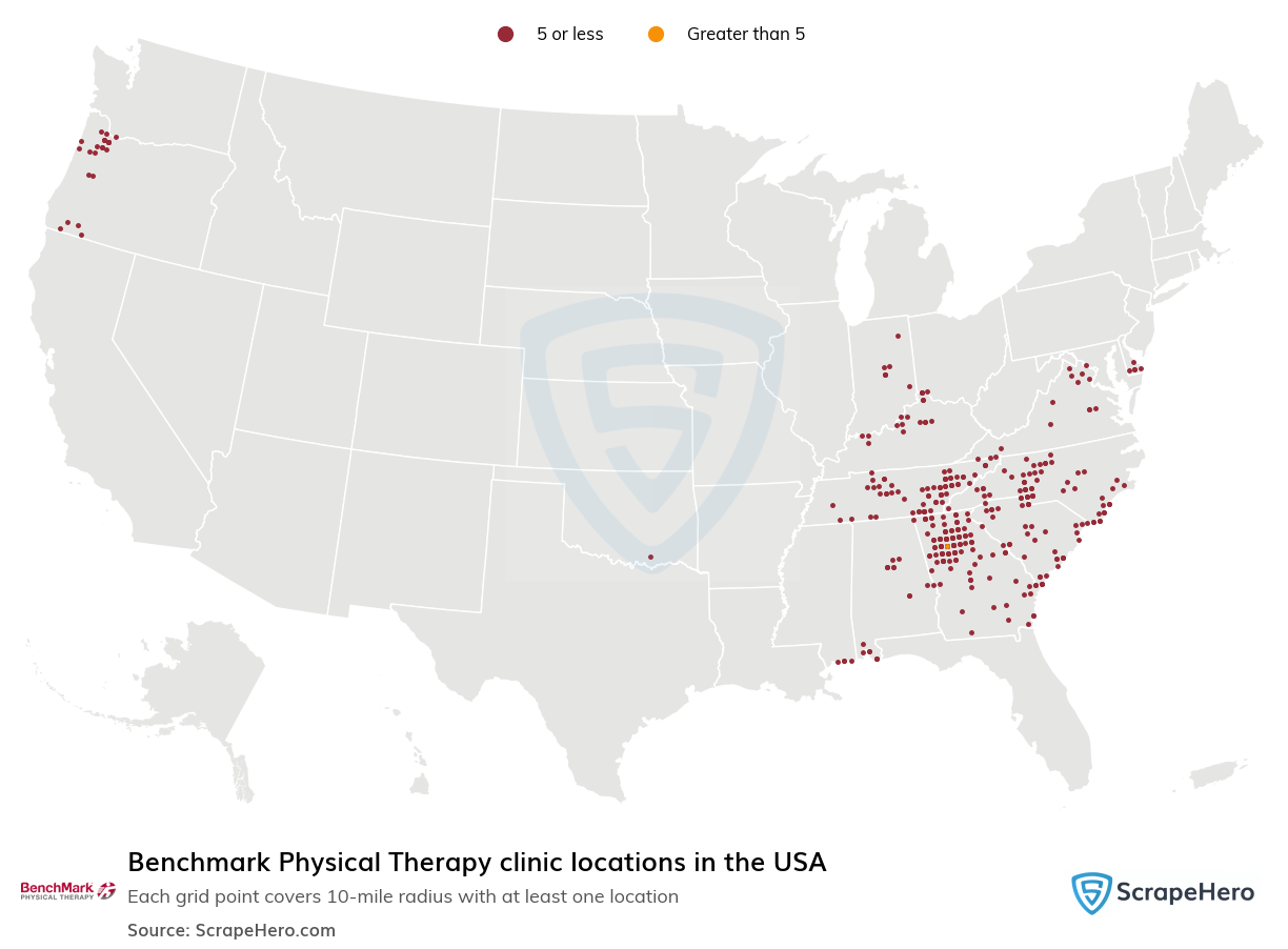 Benchmark Physical Therapy clinic locations