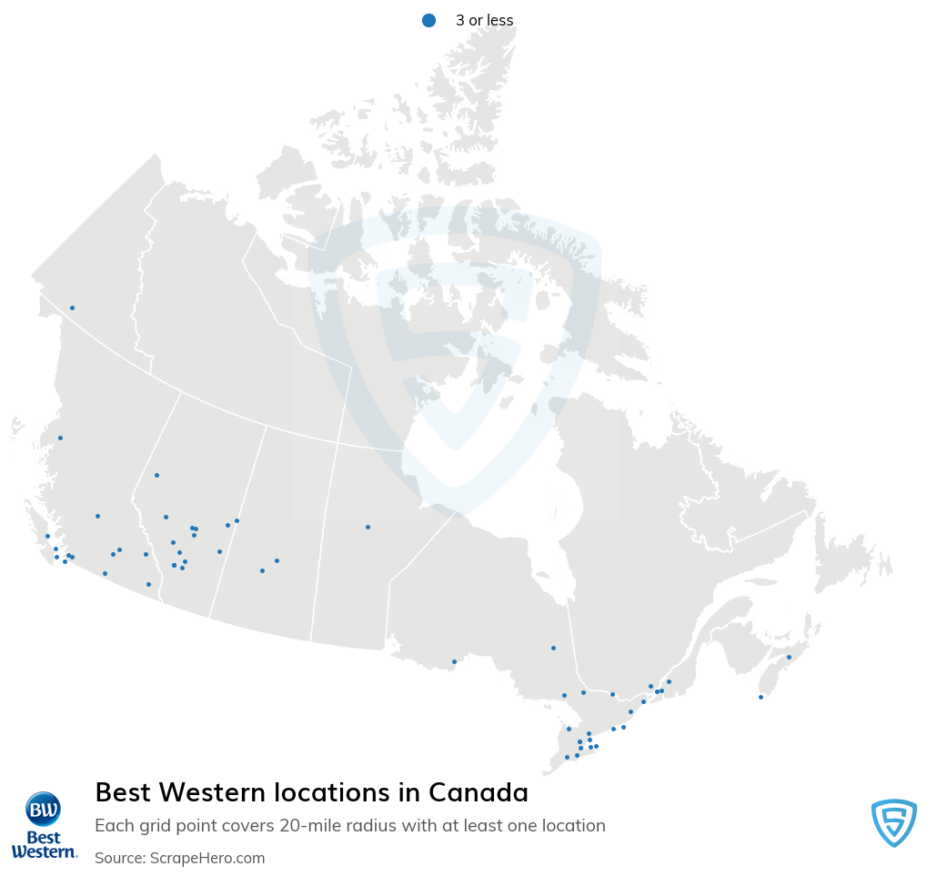 Best Western hotel locations