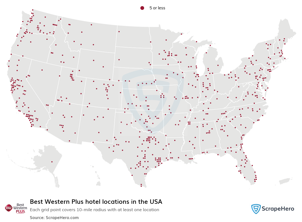 Best Western Plus hotel locations