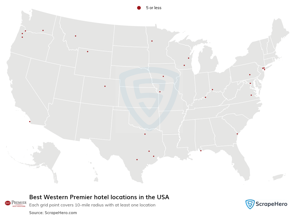 Best Western Premier hotel locations