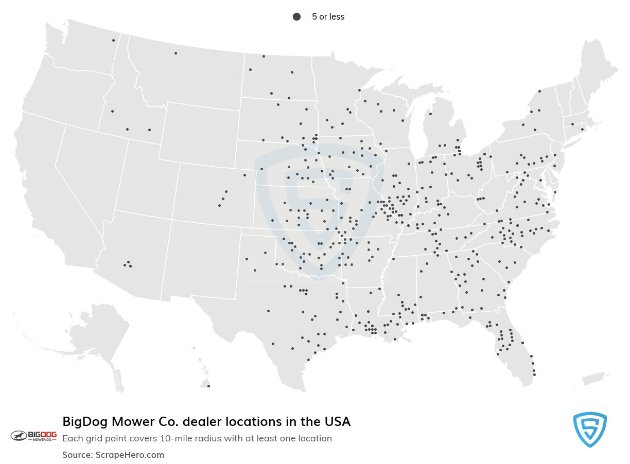 BigDog Mower Co. locations