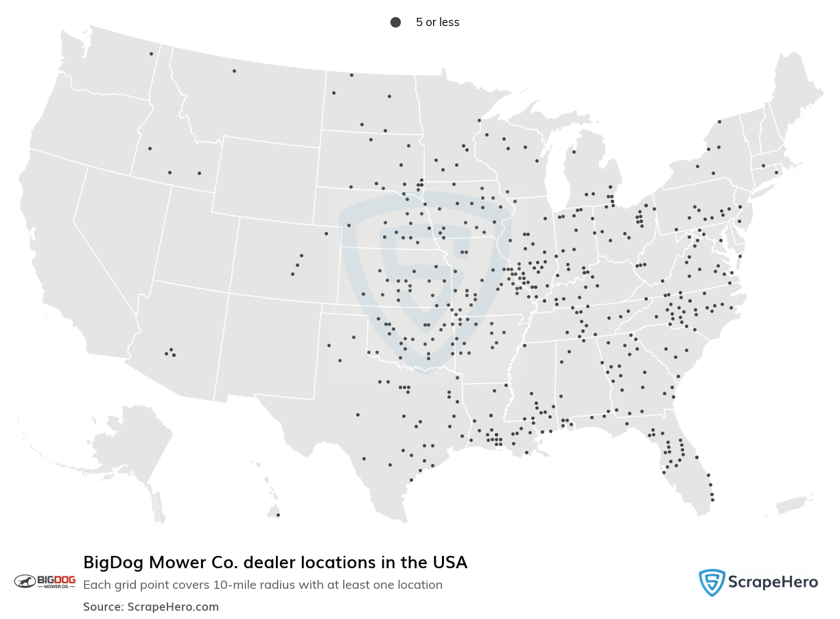 BigDog Mower Co. dealer locations