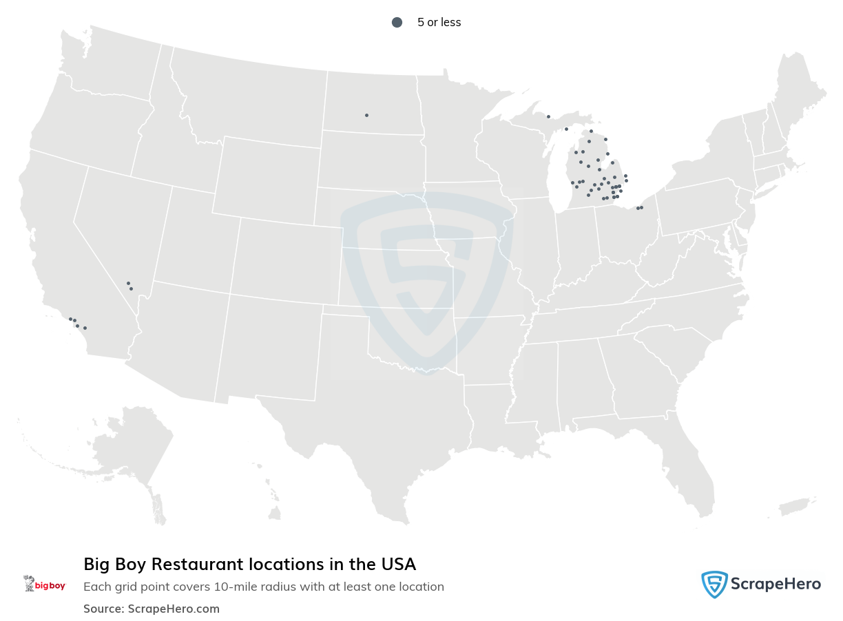 Big Boy Restaurant locations