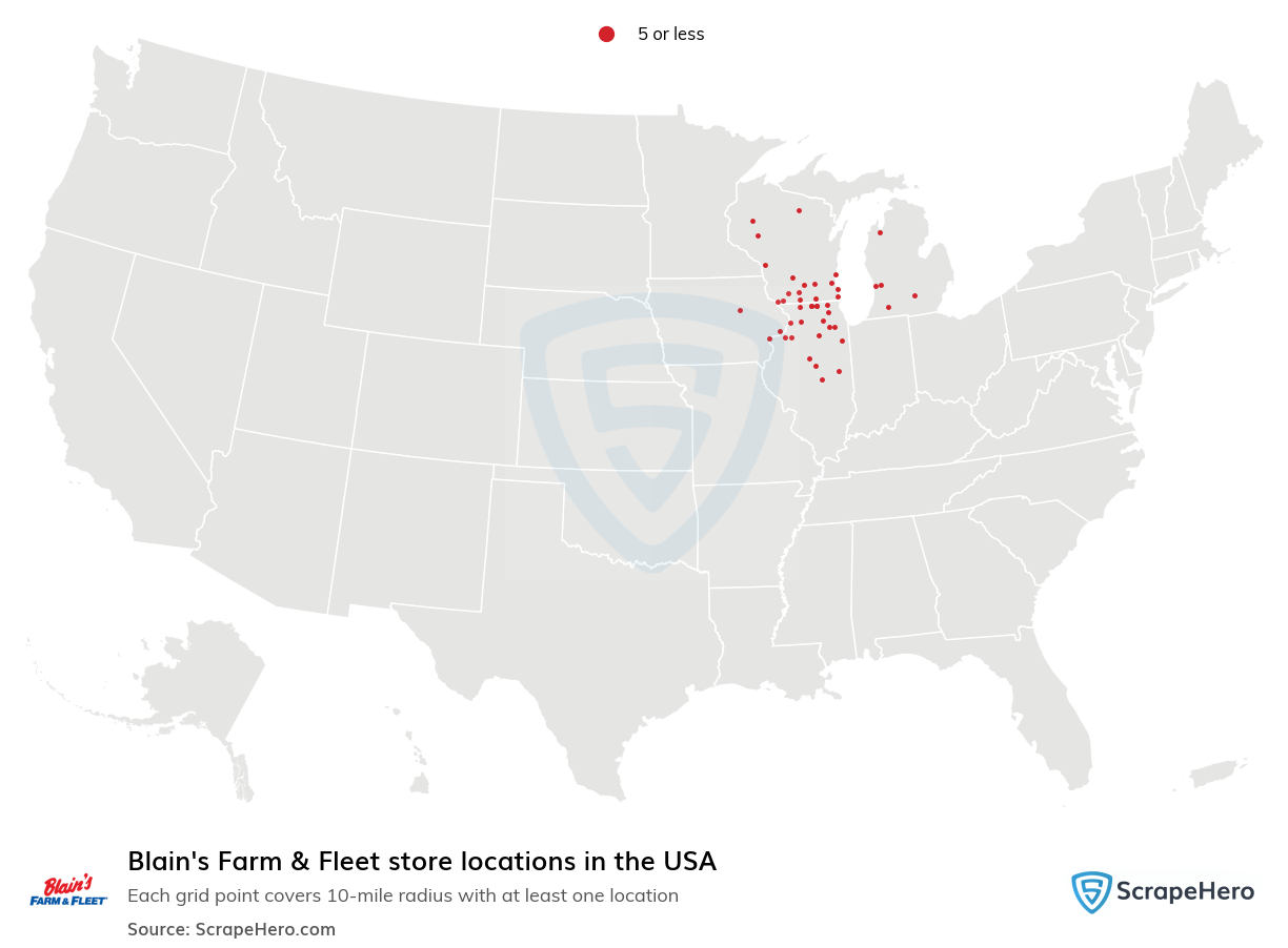 Blain's Farm & Fleet store locations