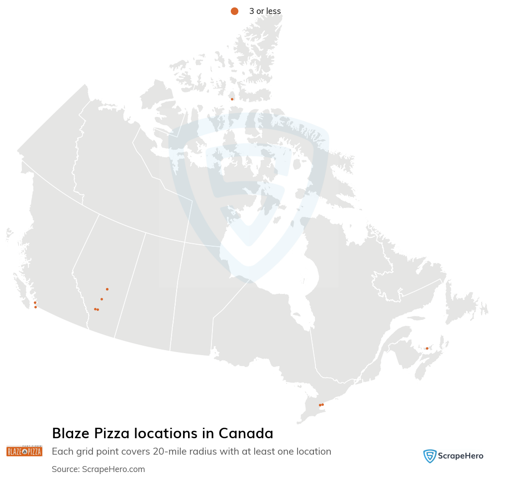 Blaze Pizza restaurant locations