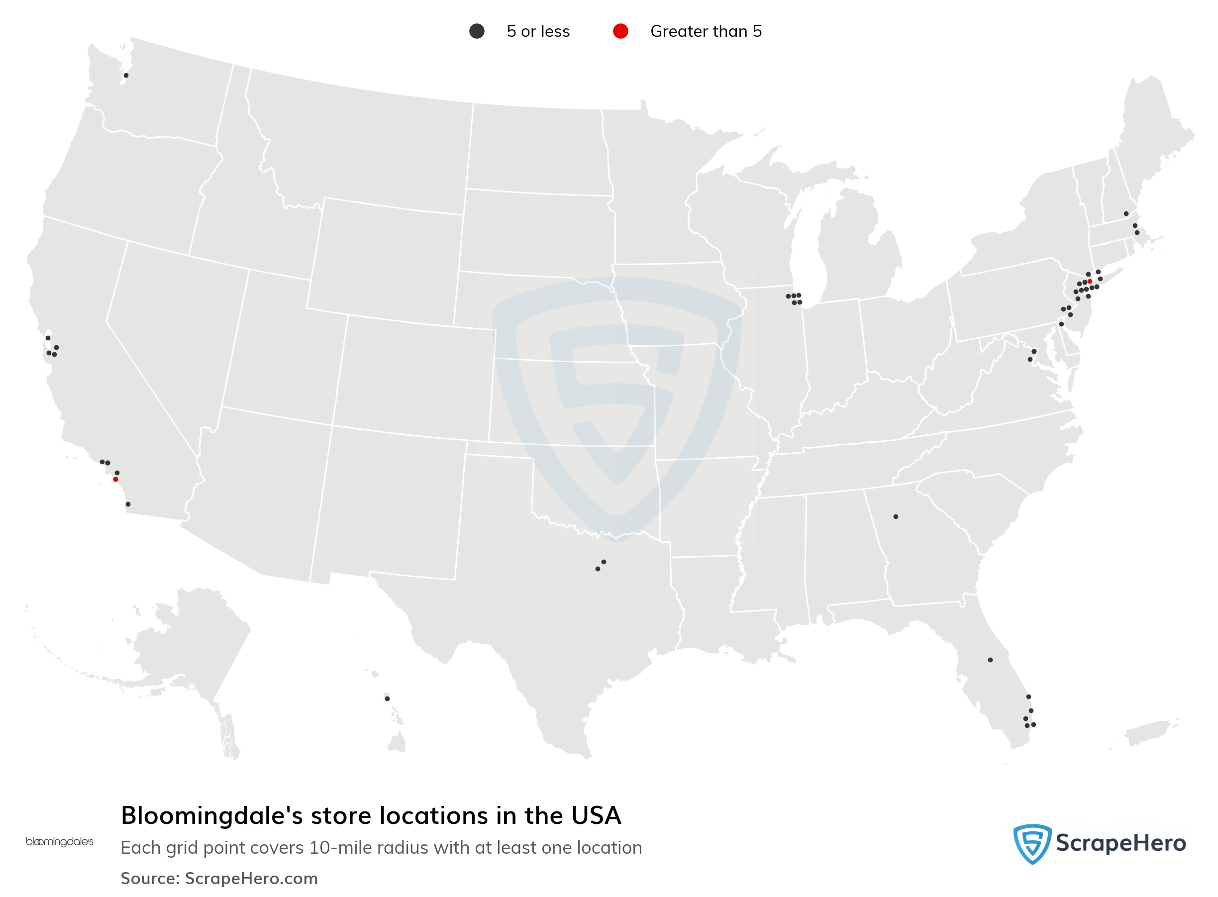 List of all Bloomingdale&#39;s store locations in the USA | ScrapeHero Data Store