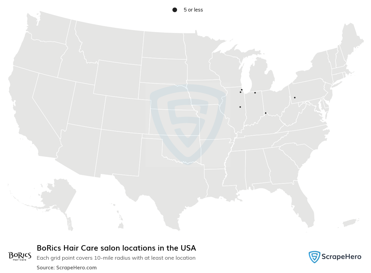 BoRics Hair Care salon locations