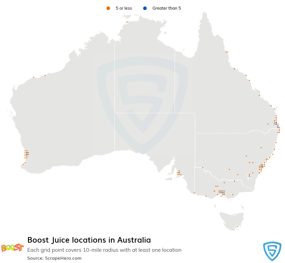 Boost Juice store locations