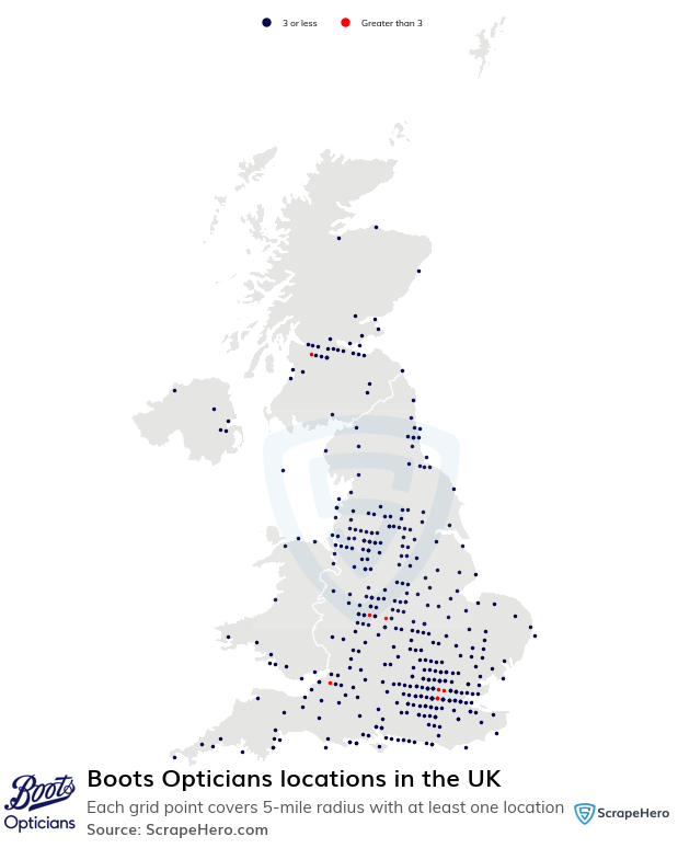 Boots Opticians clinic locations