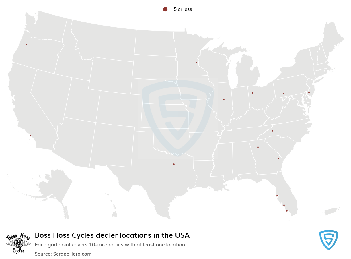 Boss Hoss Cycles dealer locations
