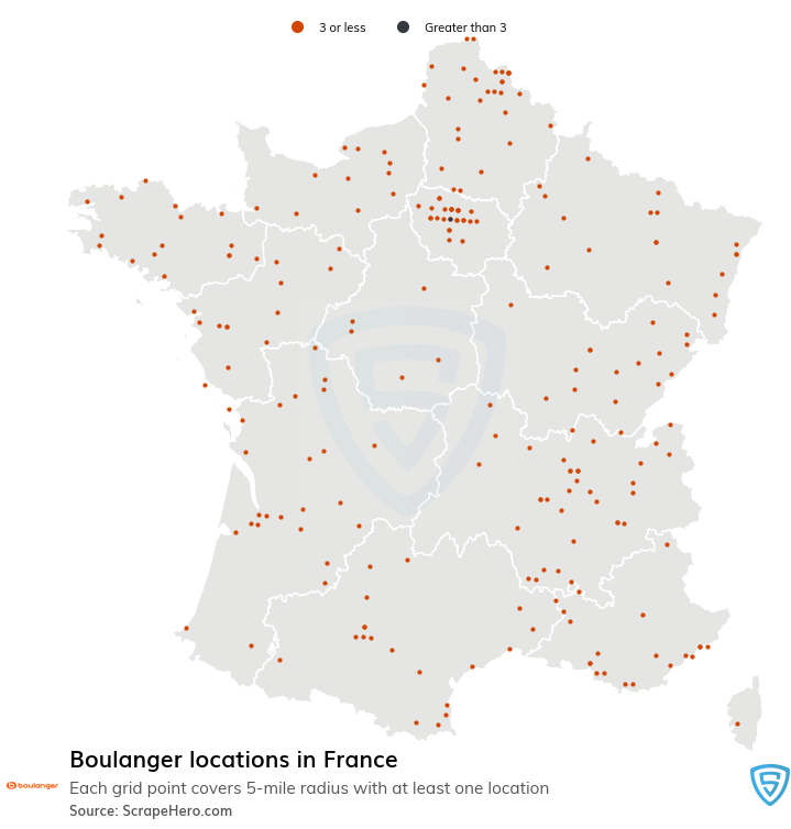 Boulanger retail store locations
