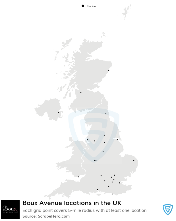 Boux Avenue store locations