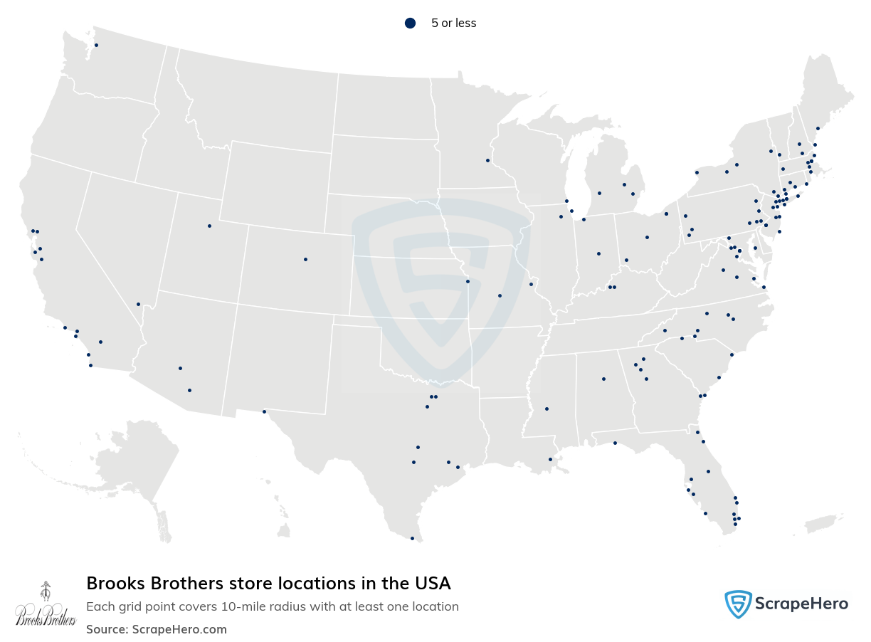 Brooks Brothers store locations