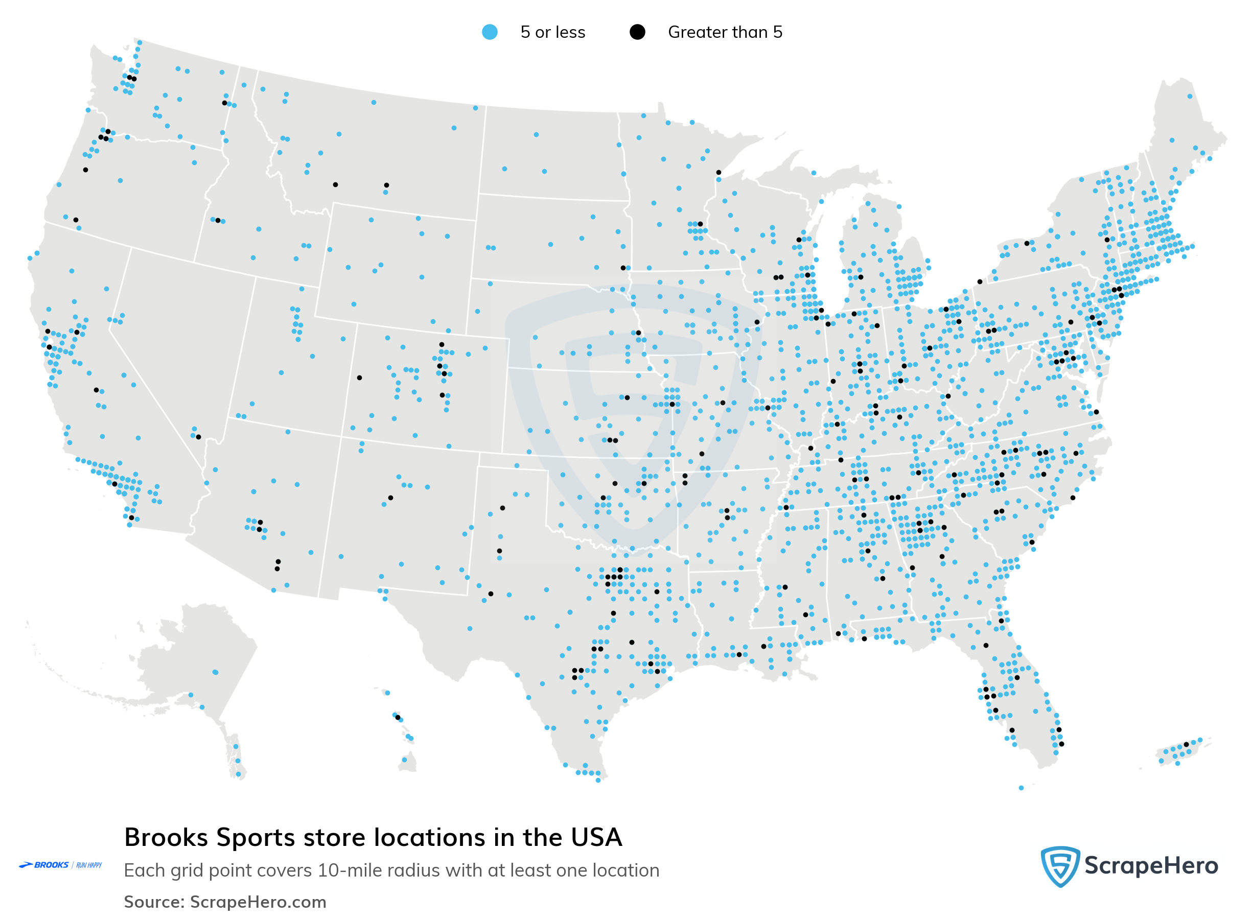 List Of All Brooks Sports Store Locations In The USA ScrapeHero Data 