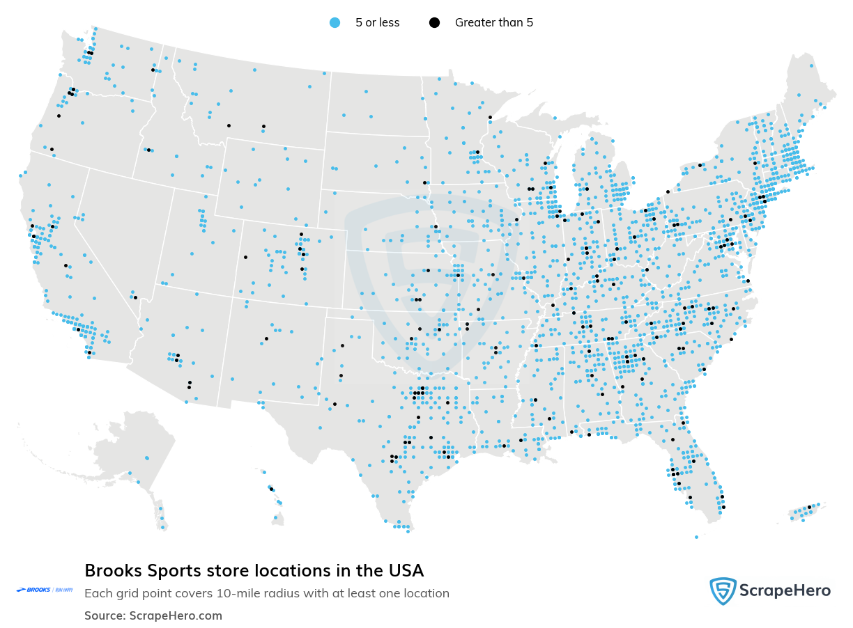 Brooks Sports store locations