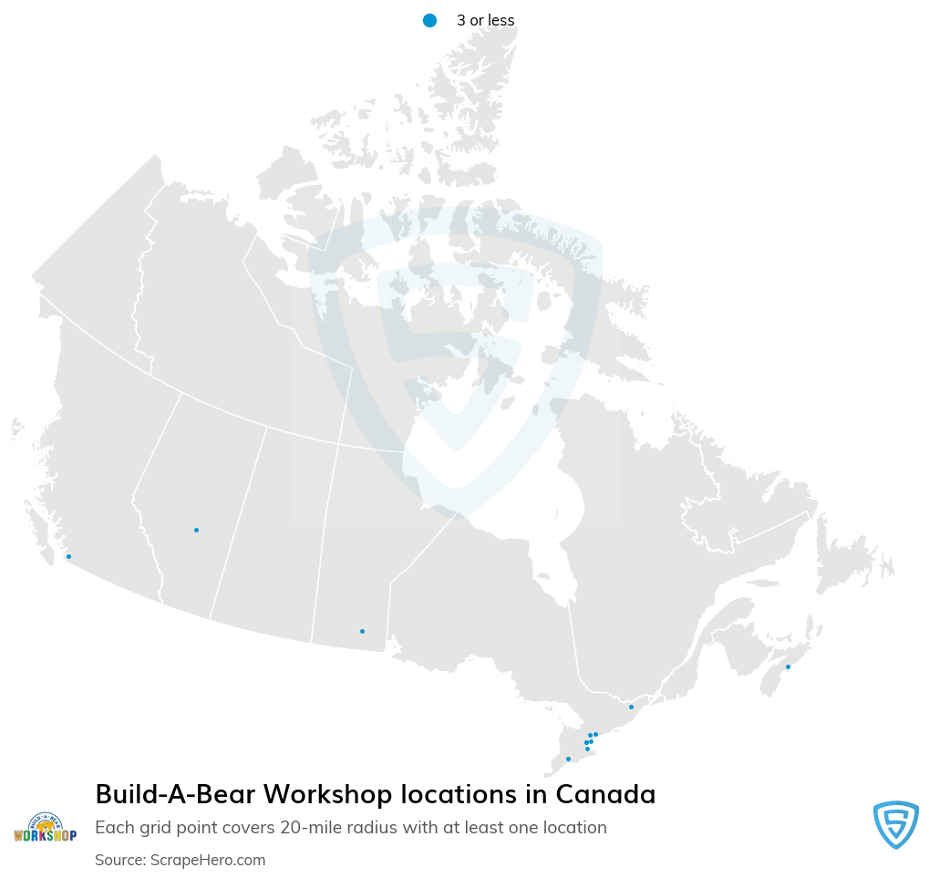 Build-A-Bear Workshop store locations