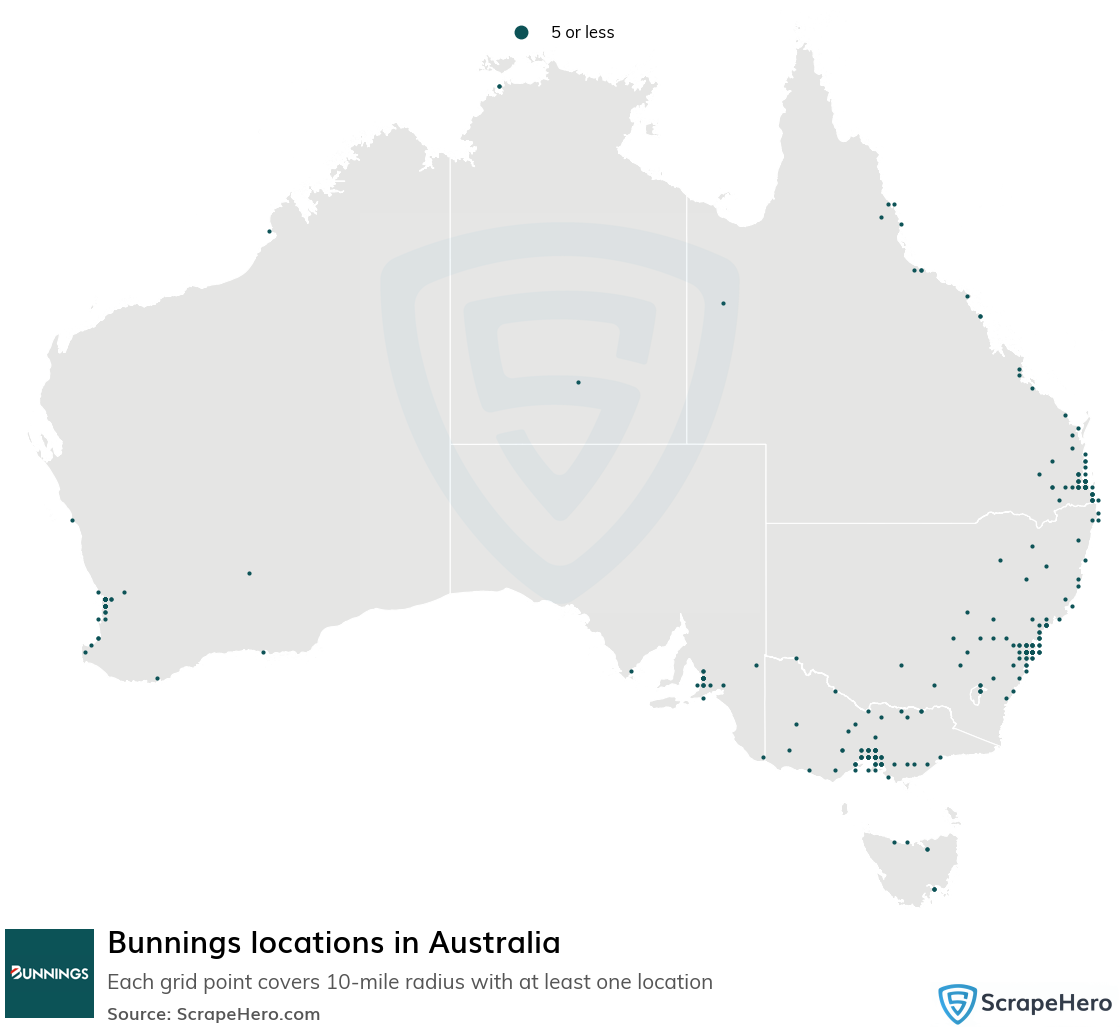 Bunnings store locations