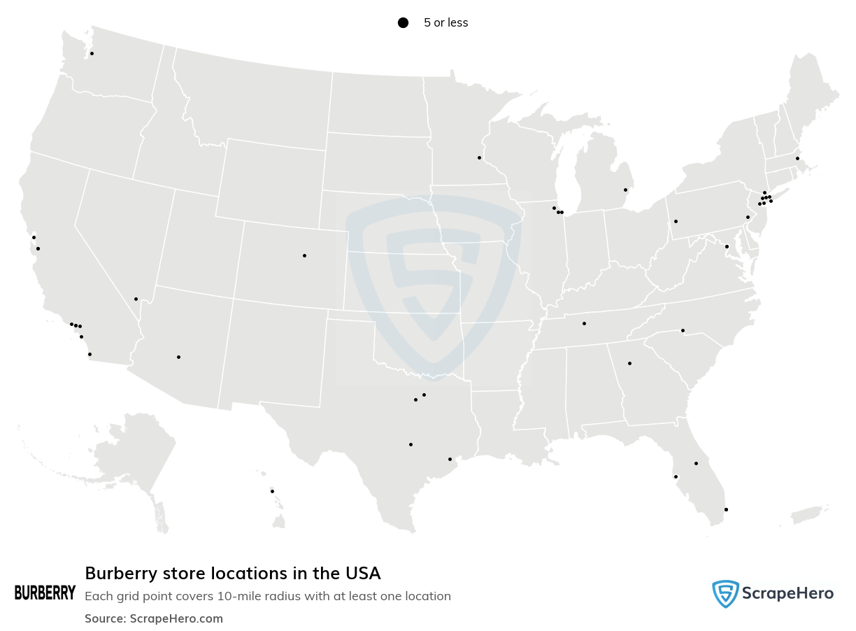 Burberry store locations