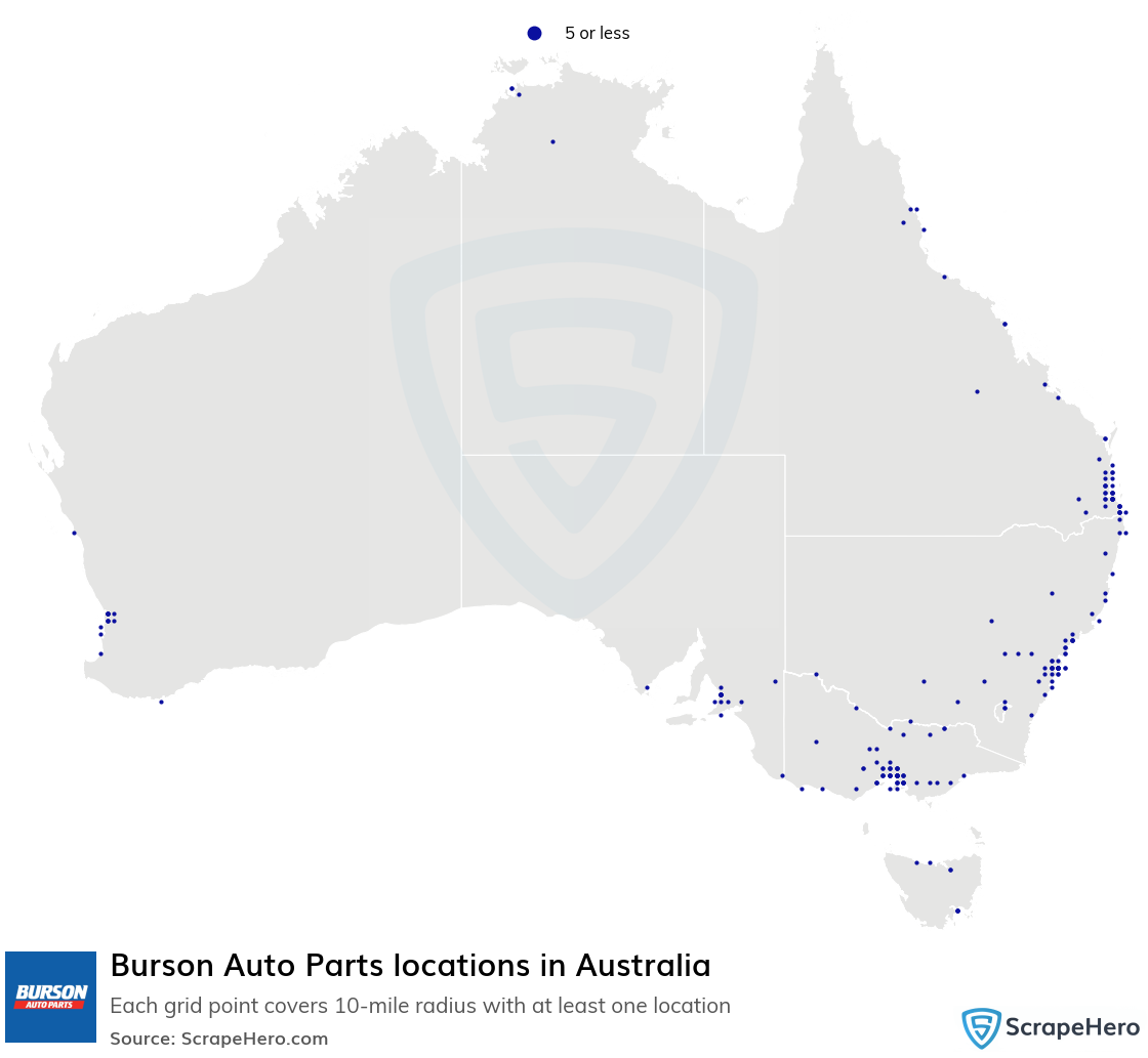 Burson Auto Parts locations