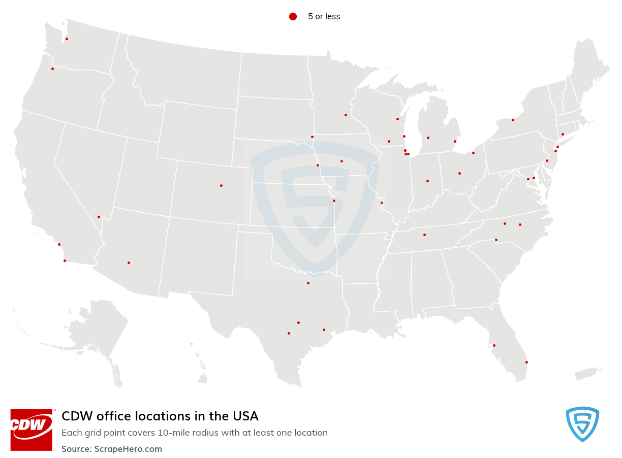 CDW retail store locations
