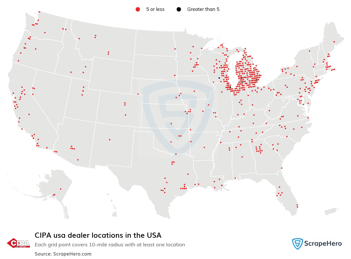 CIPA usa dealer locations