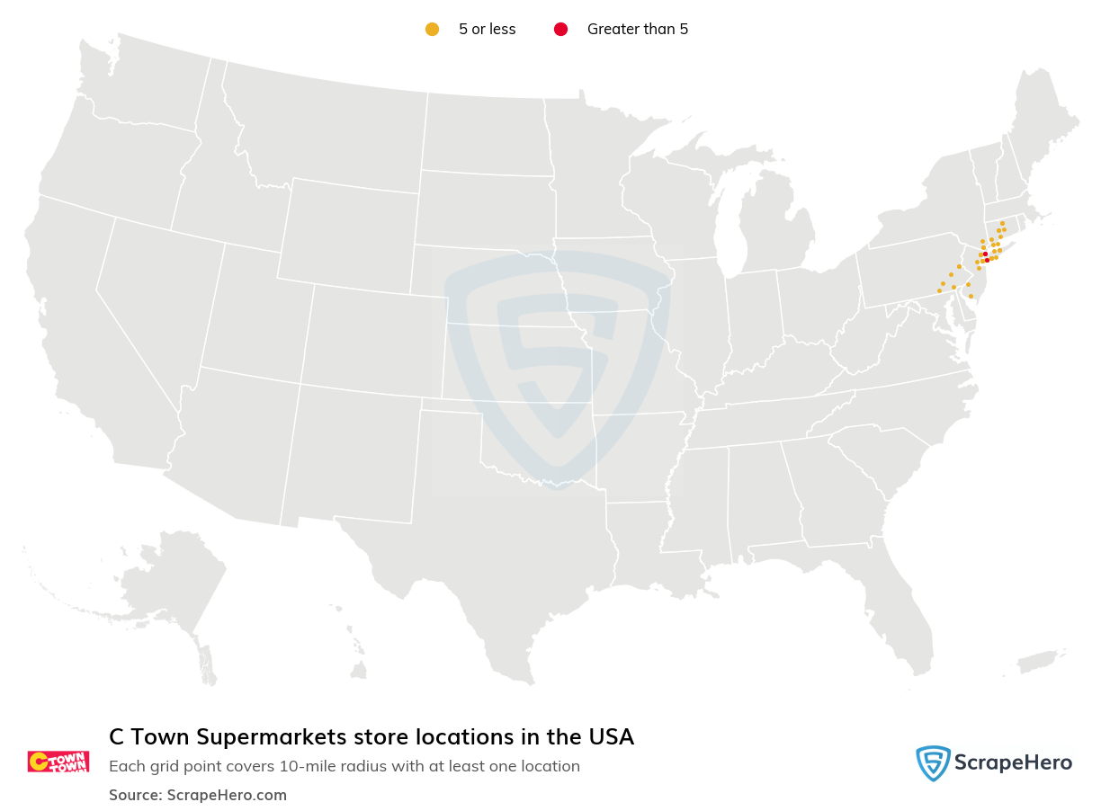 C Town Supermarkets store locations