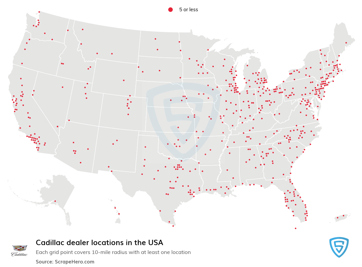 Cadillac dealer locations