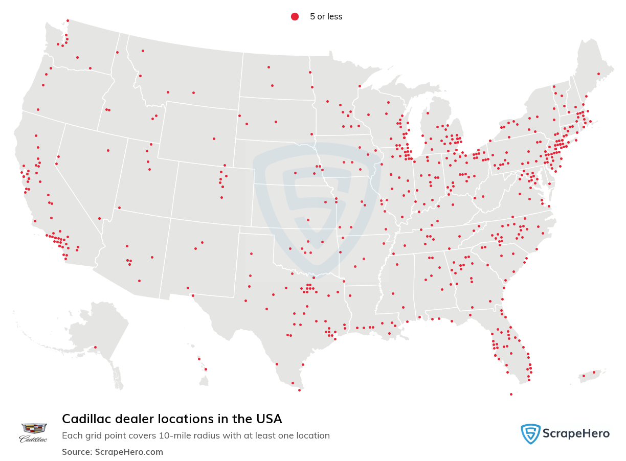 Cadillac dealer locations