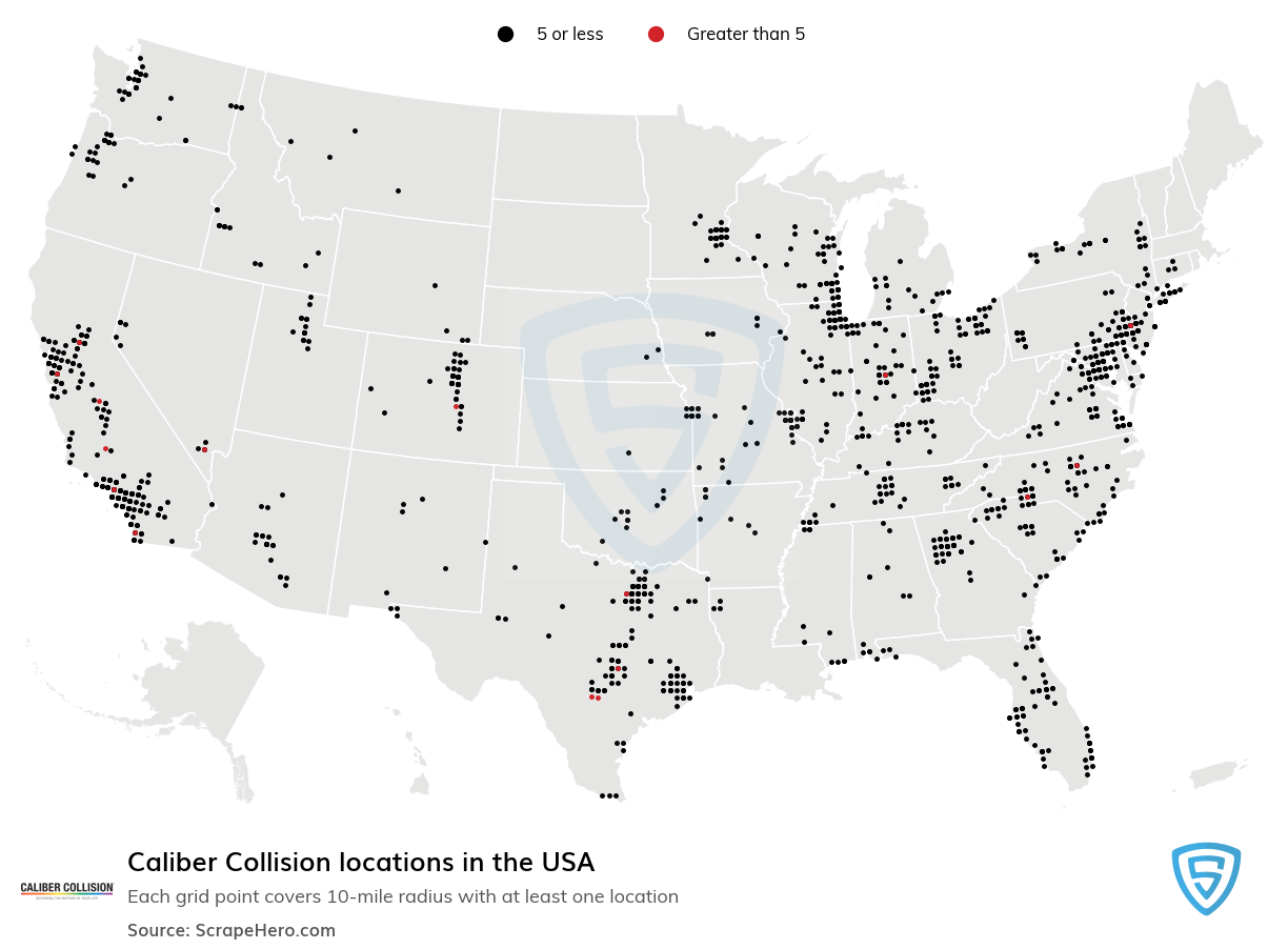 Caliber Collision locations