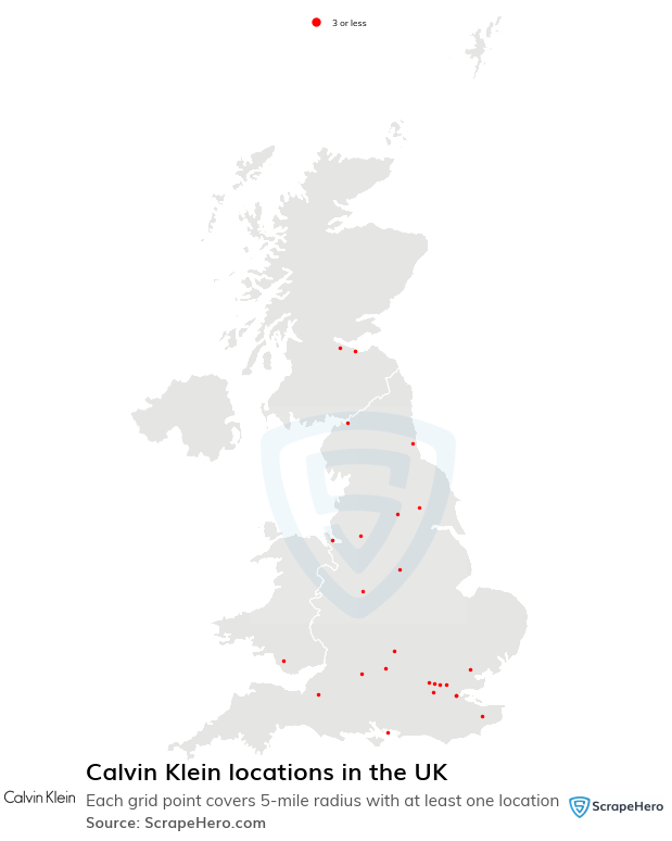 Calvin Klein store locations