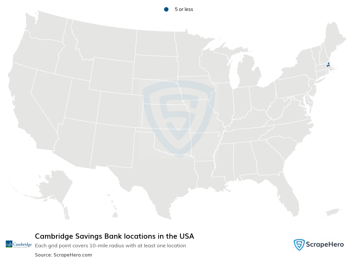 Cambridge Savings Bank locations