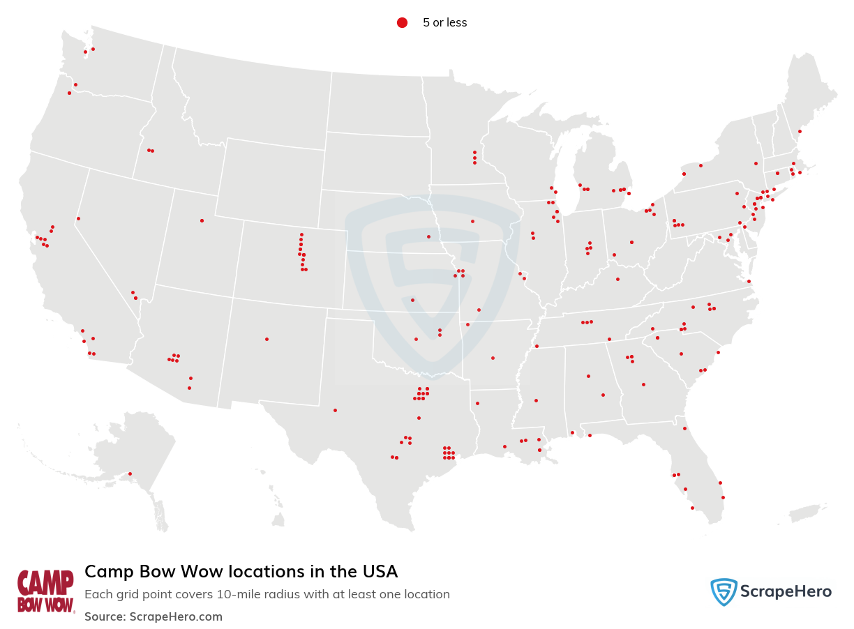 Camp Bow Wow locations