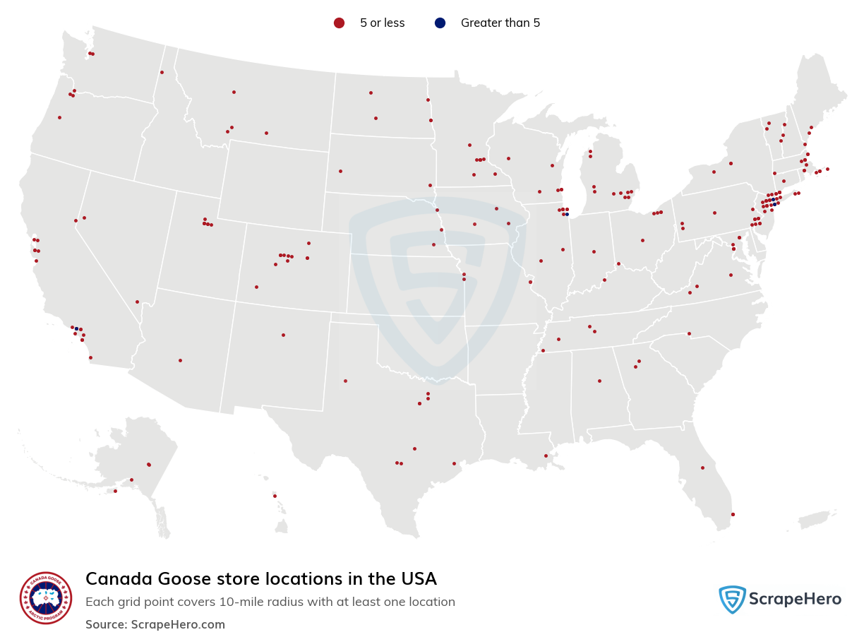 Canada Goose store locations