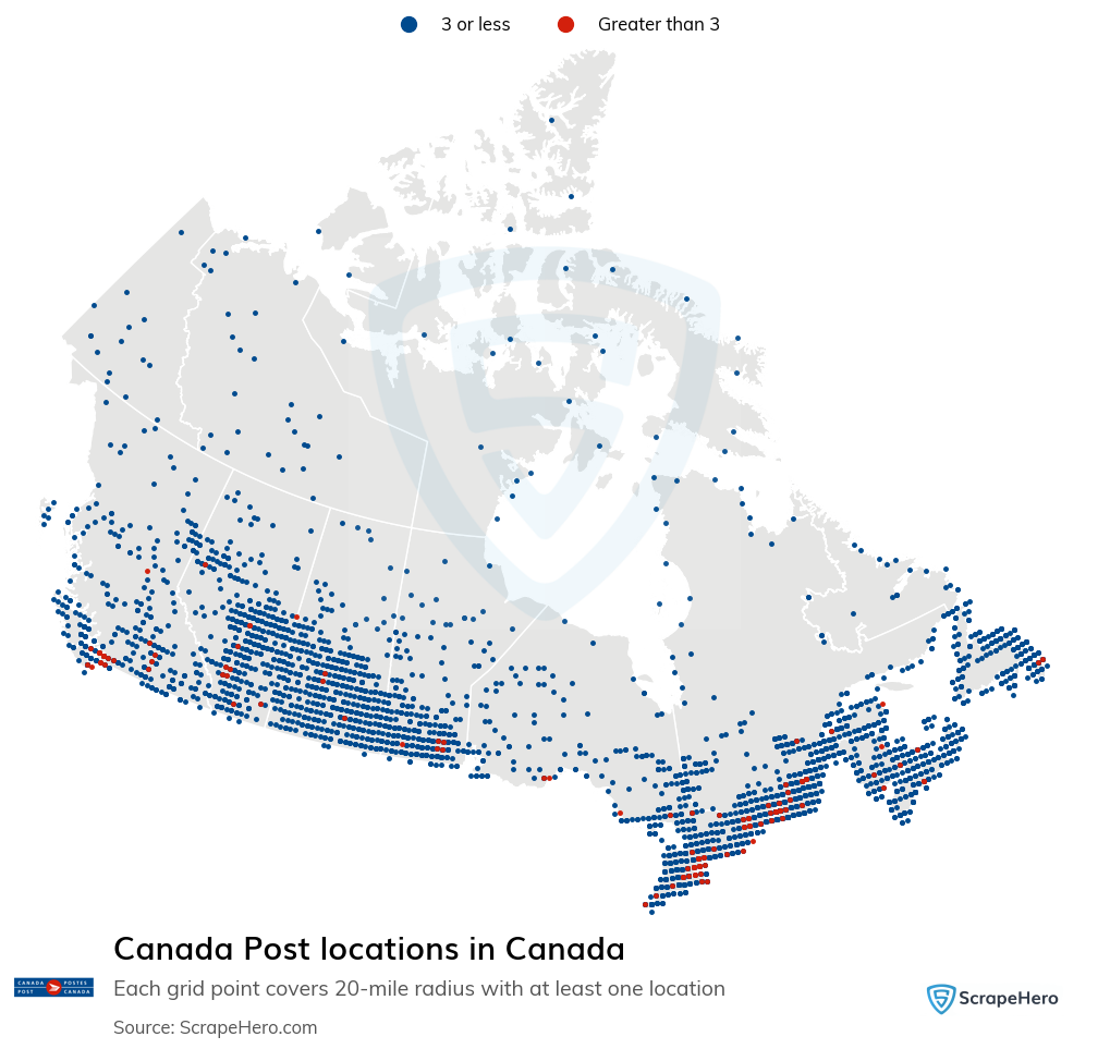 Canada Post locations