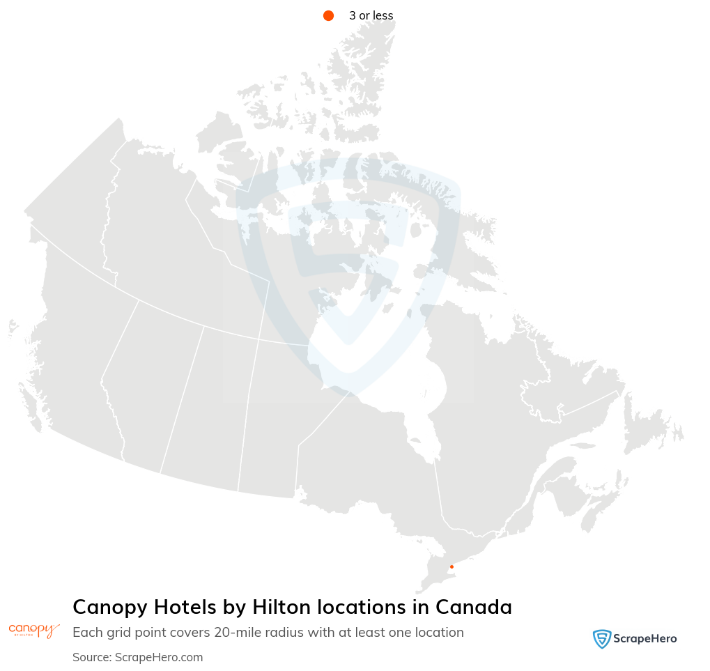 Canopy Hotels by Hilton locations