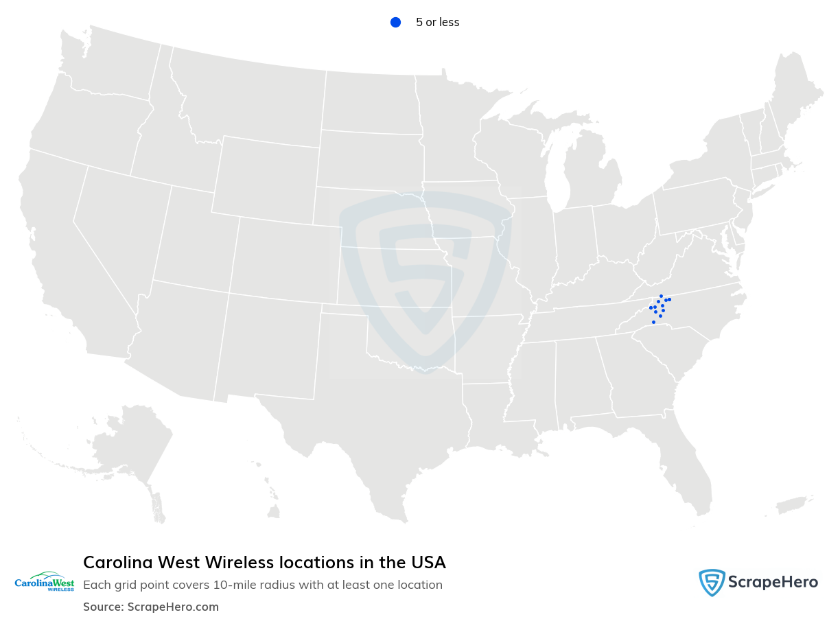 Carolina West Wireless locations