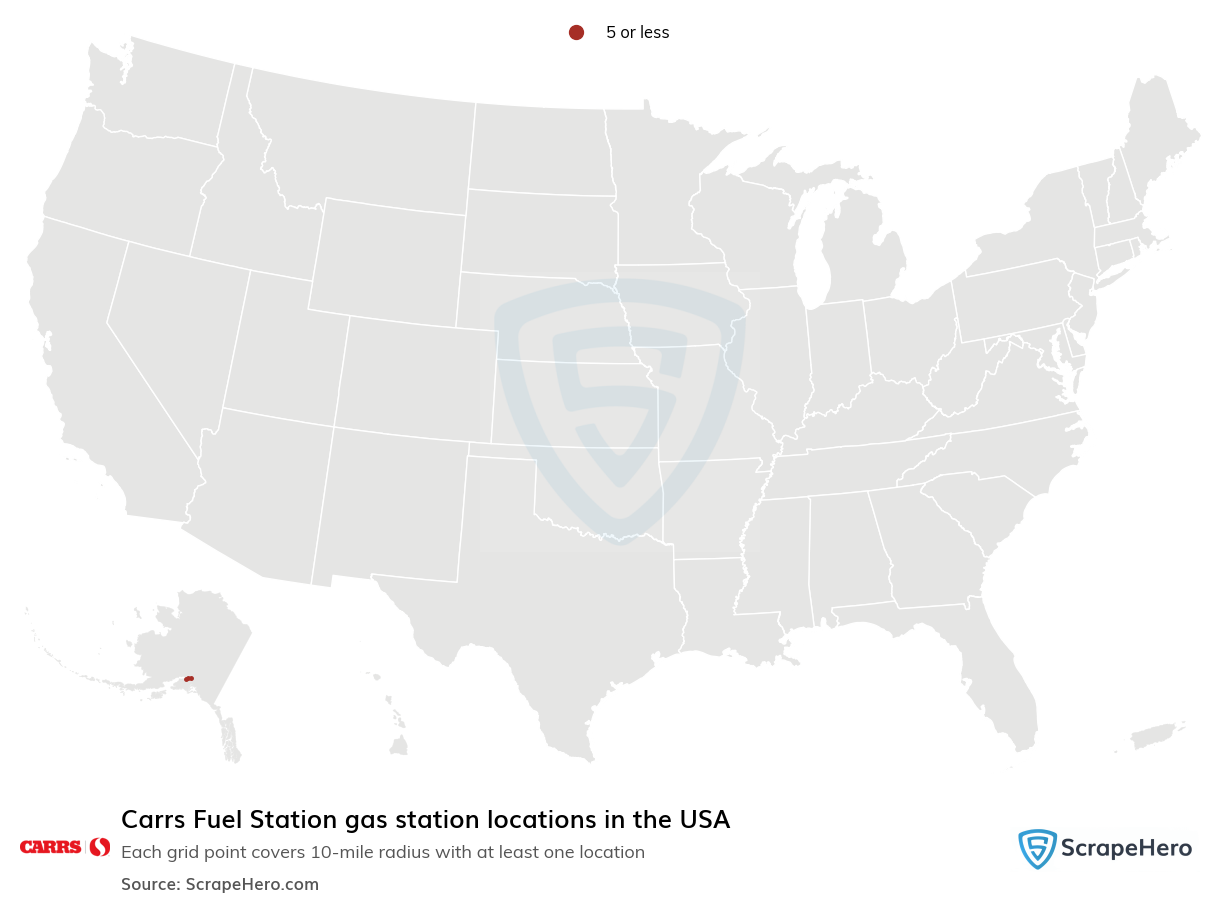 Carrs Fuel Station gas station locations