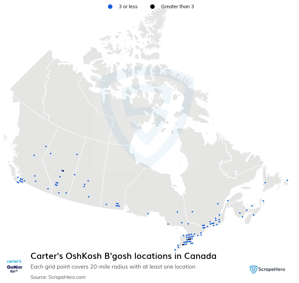 Carter's OshKosh B'gosh locations