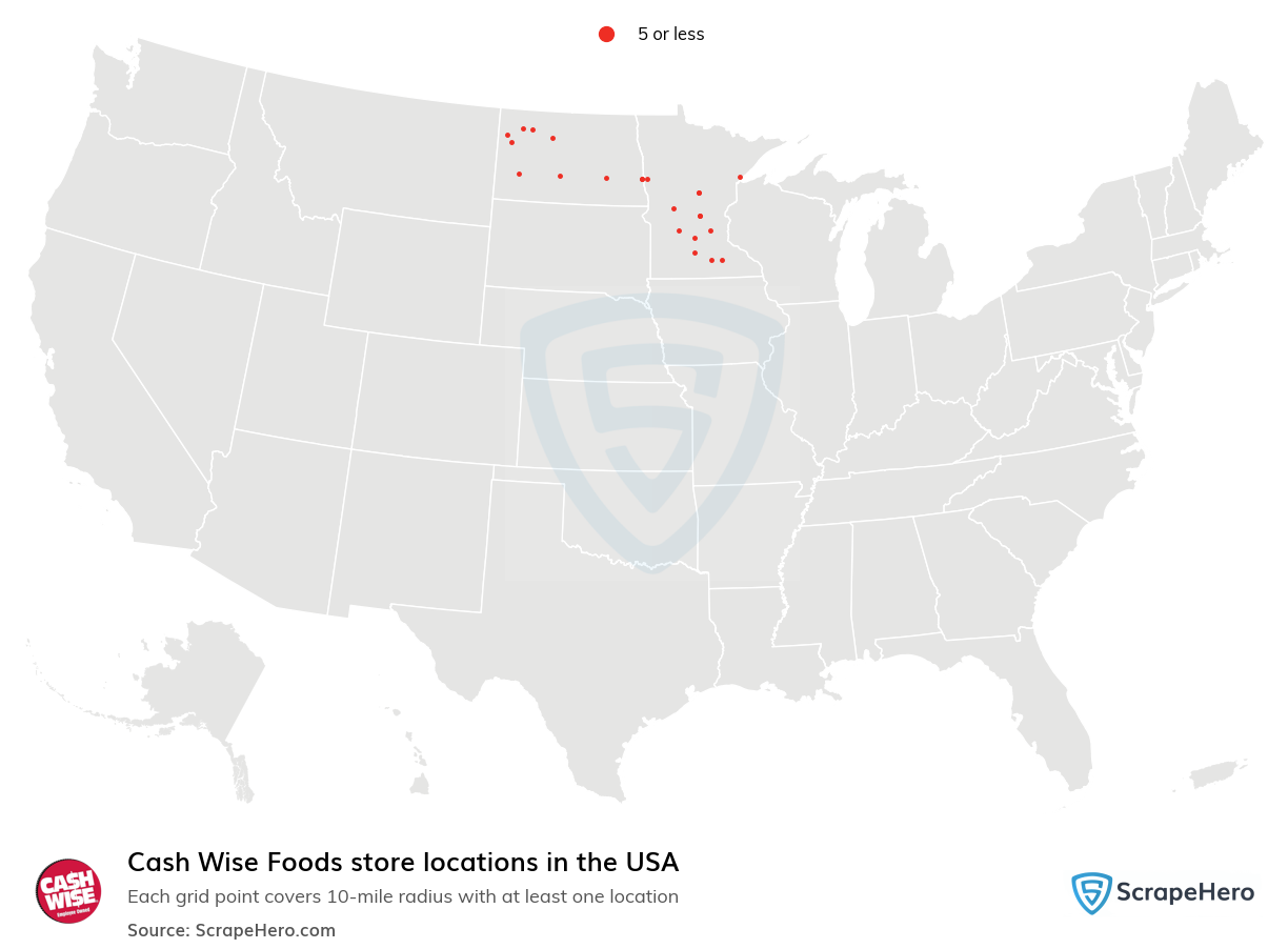 Cash Wise Foods store locations