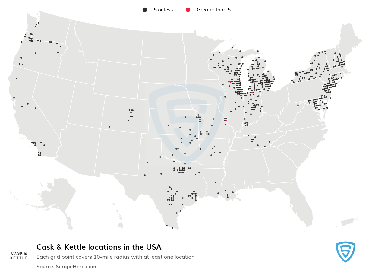 Cask & Kettle locations