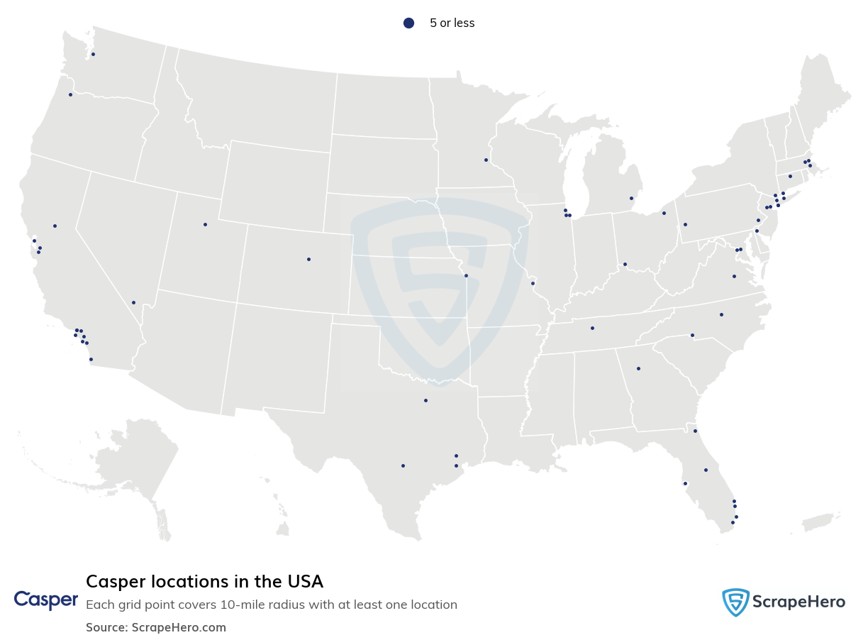 Casper locations