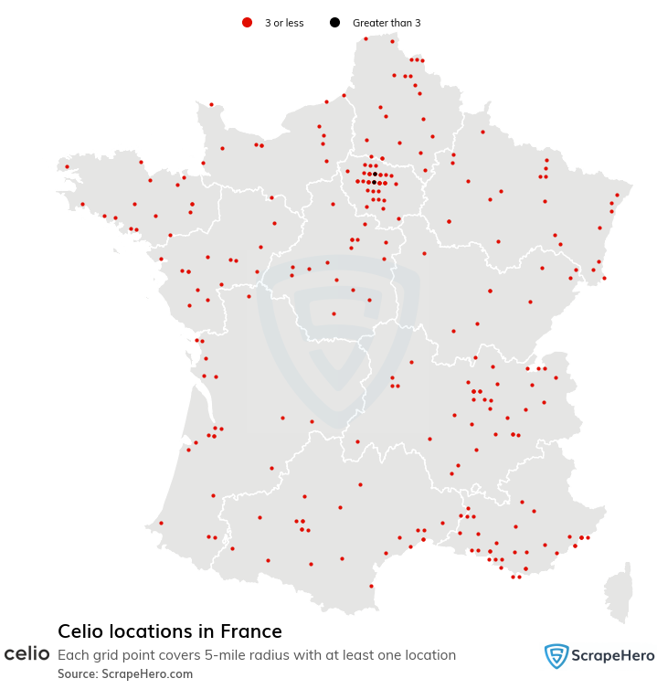 Celio locations
