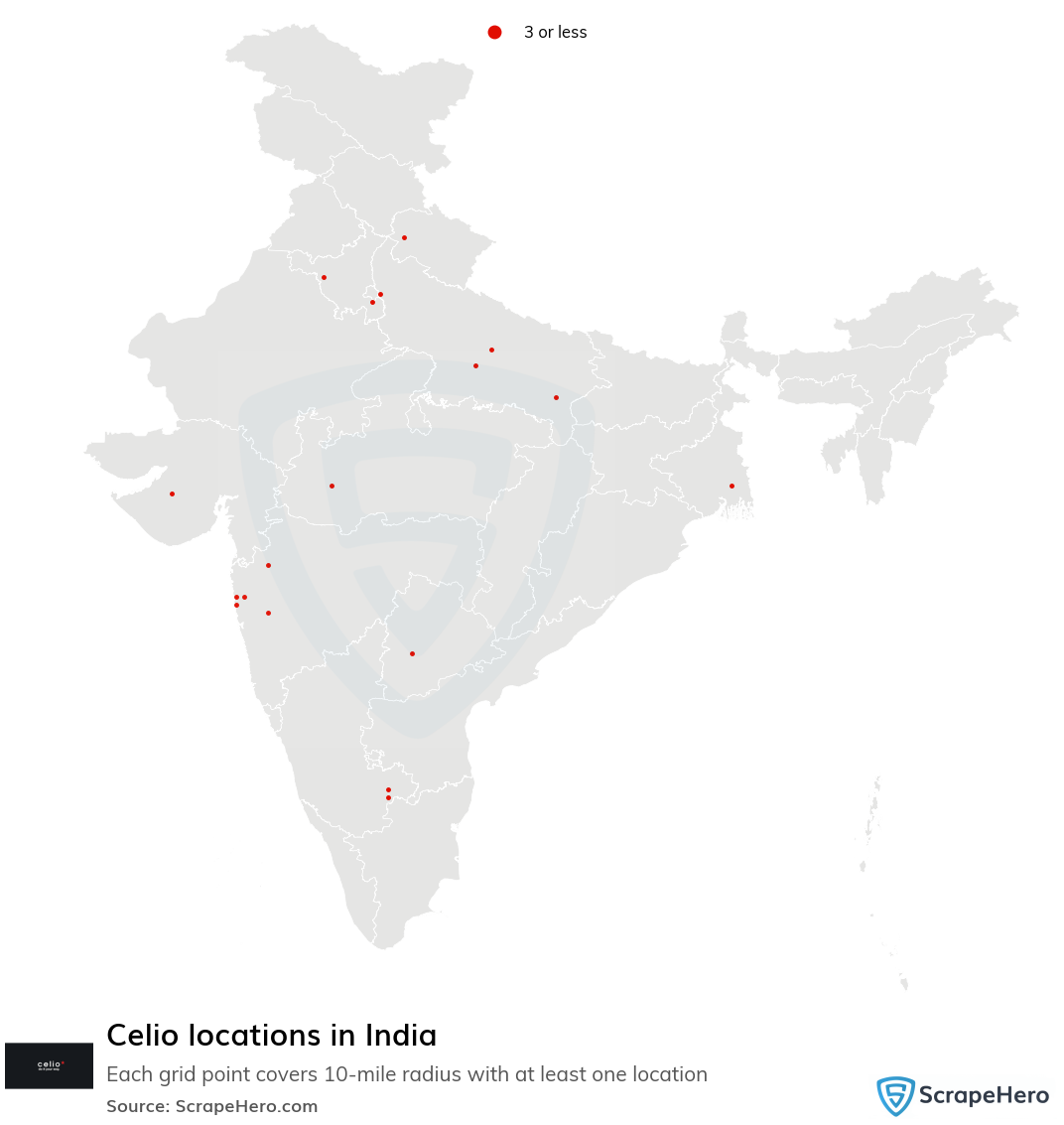 Celio locations