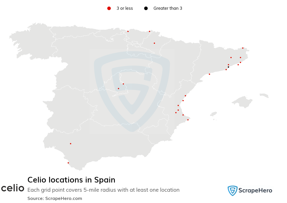 Celio locations