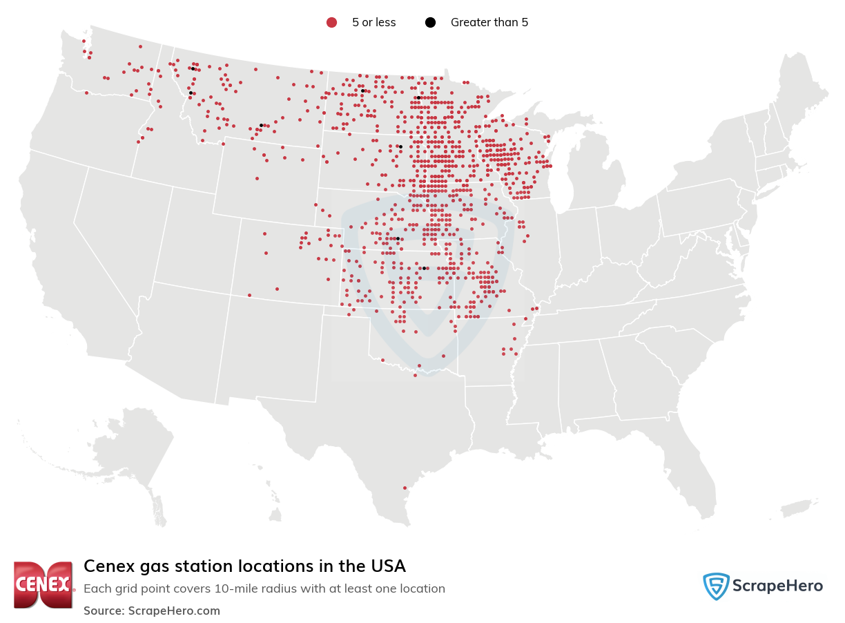 Cenex gas station locations