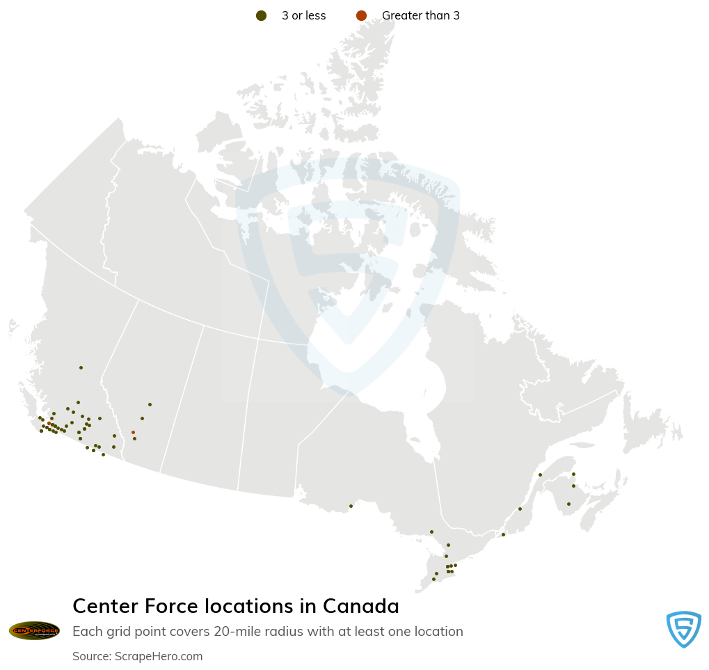 Center Force dealership locations