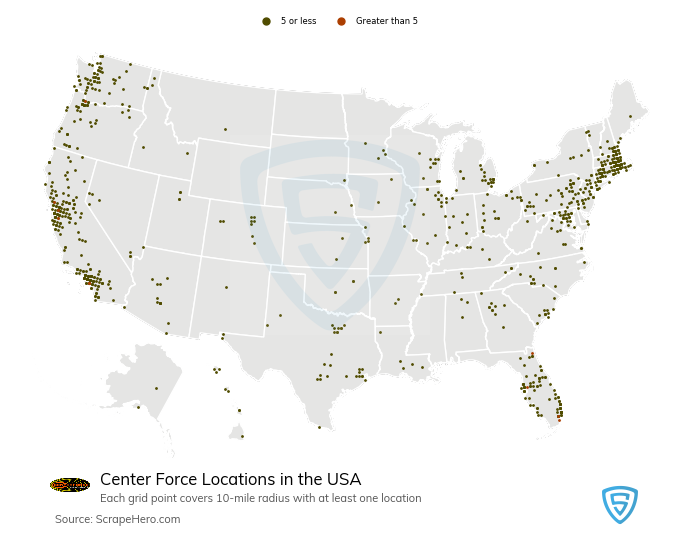 Center Force dealership locations