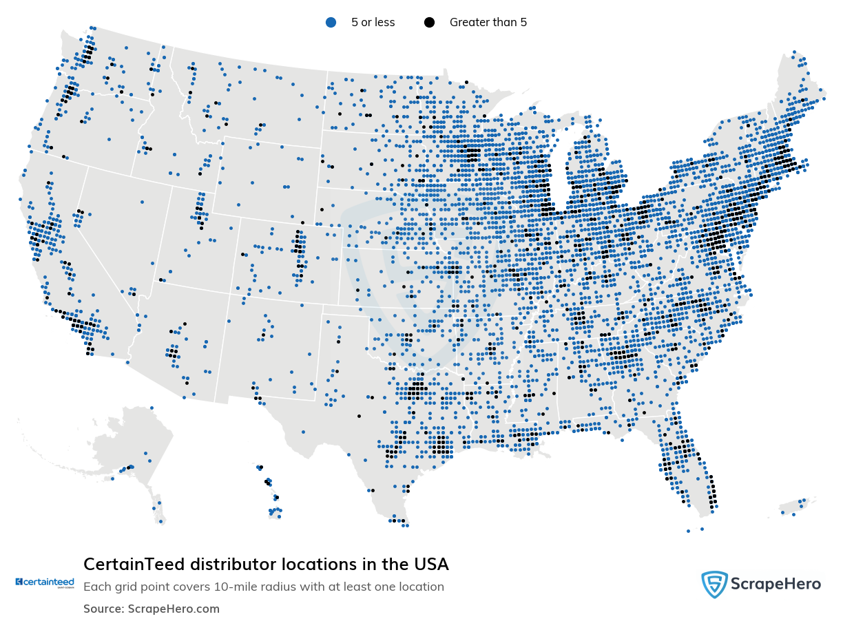 CertainTeed distributor locations