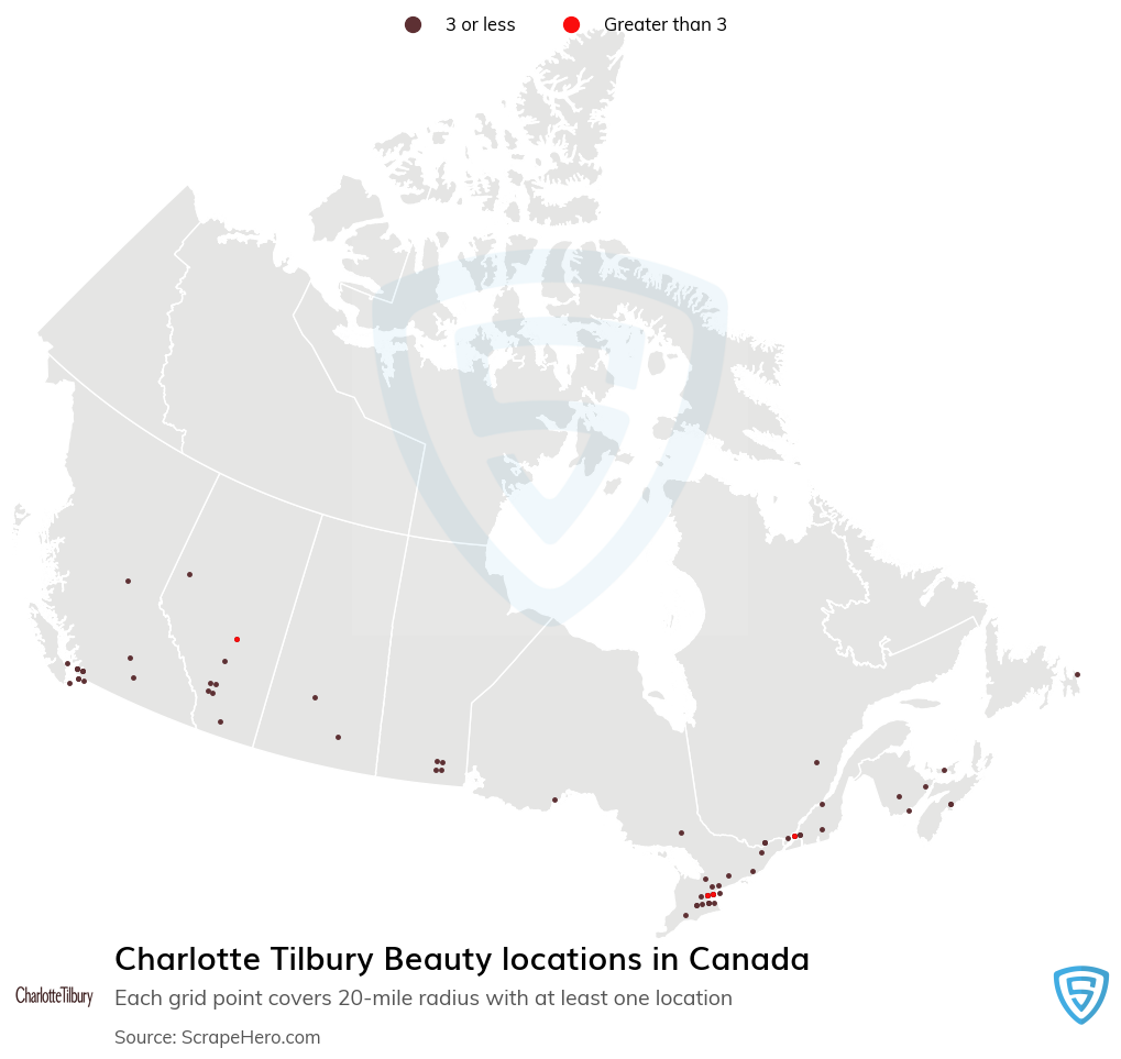 Charlotte Tilbury Beauty store locations
