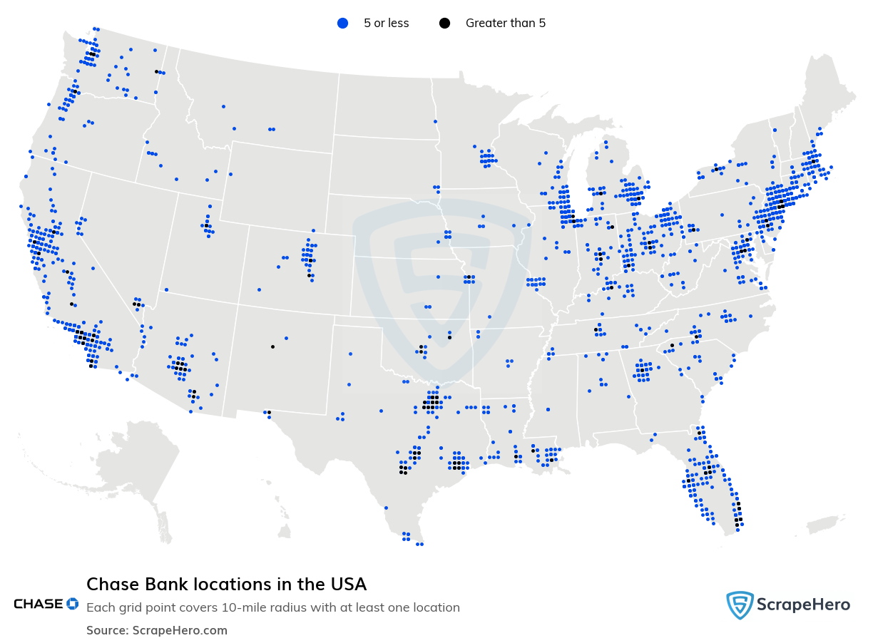 Chase Bank locations